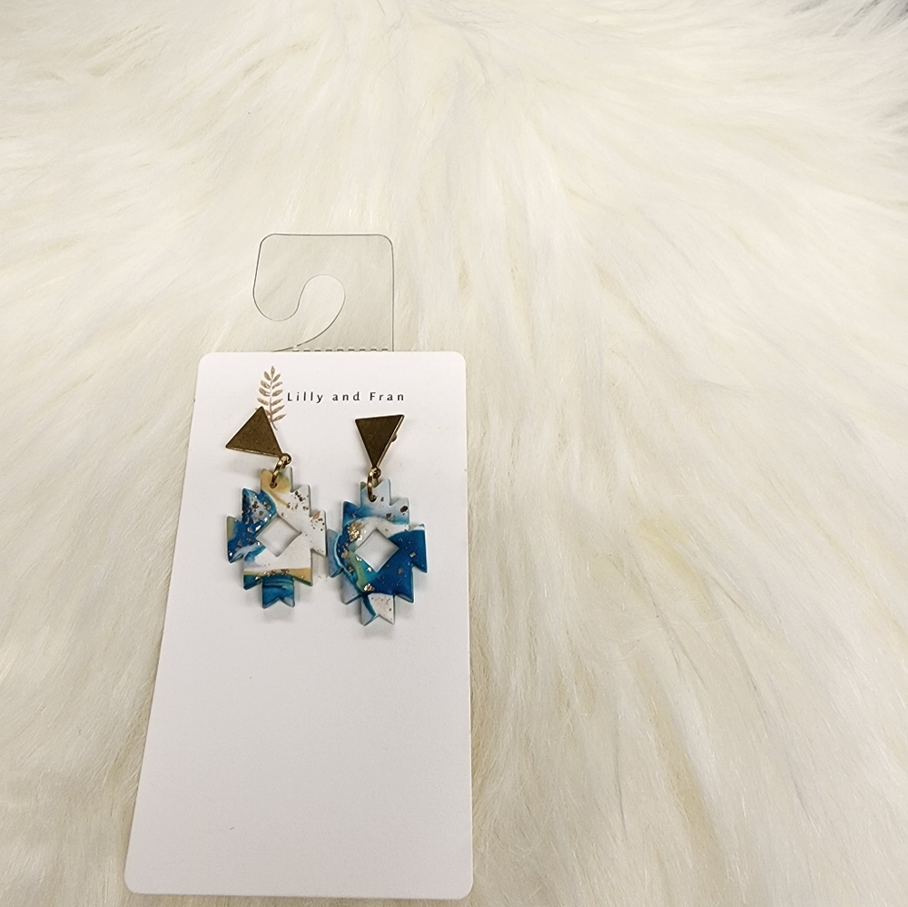 Aztec Earrings - Picture 2 of 3